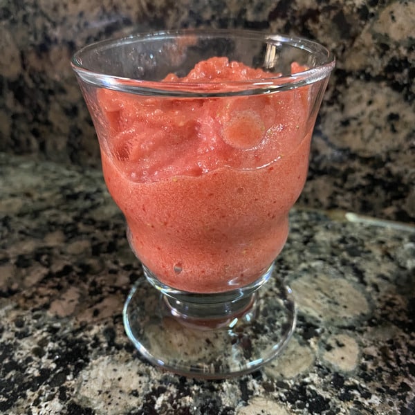 granizado de fresa en mambo